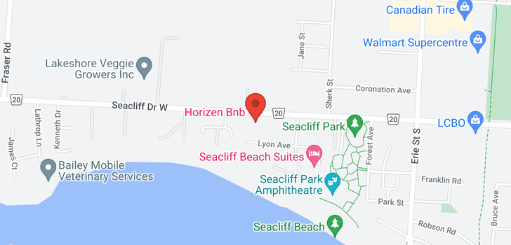 map of 90 SEACLIFF